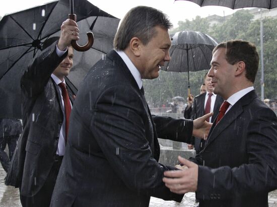 Dmitry Medvedev's visit to Ukraine