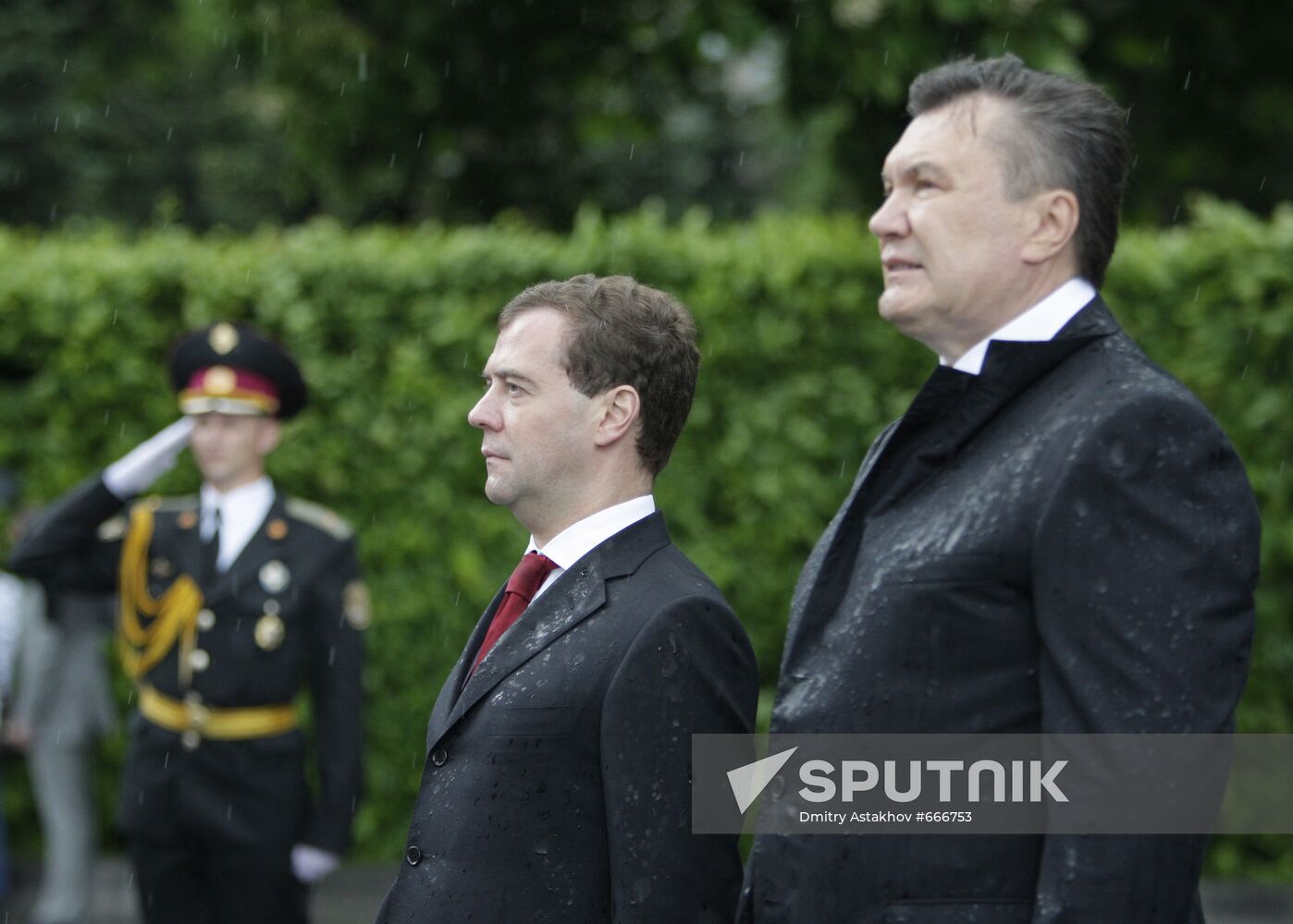 Dmitry Medvedev visits Ukraine