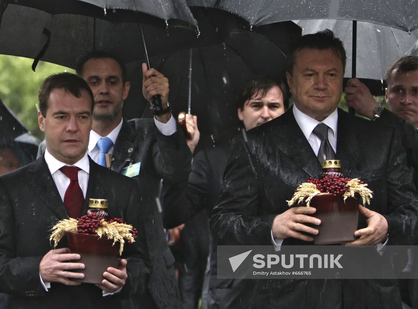 Dmitry Medvedev visits Ukraine