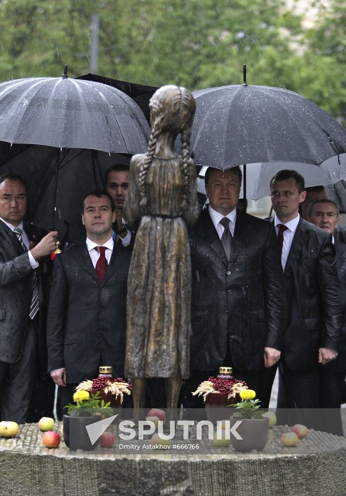 Dmitry Medvedev visits Ukraine