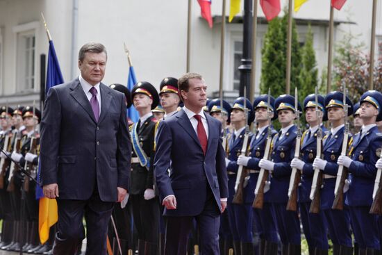 Dmitry Medvedev visits Ukraine