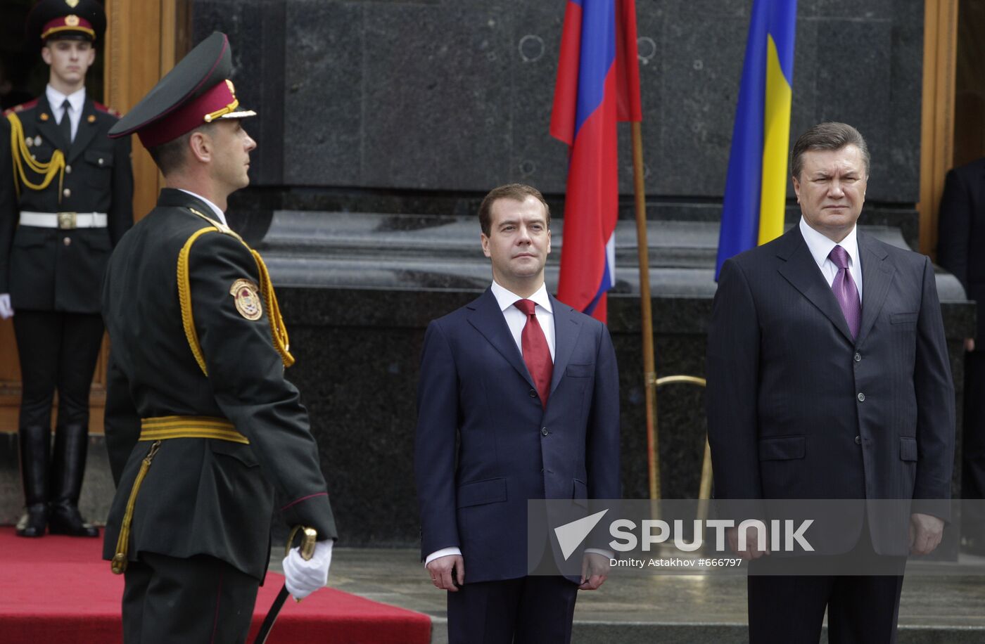 Dmitry Medvedev visits Ukraine