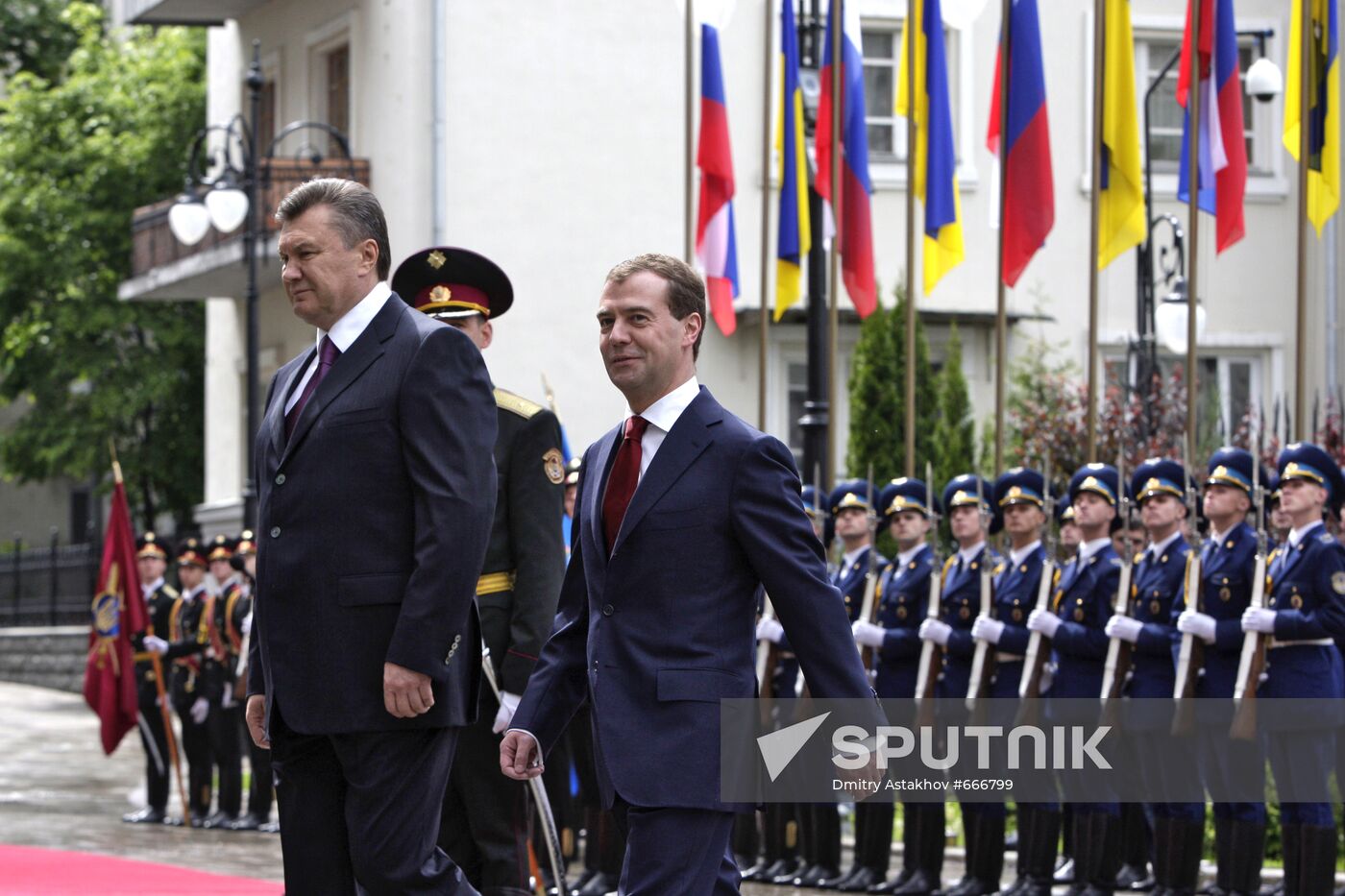Dmitry Medvedev visits Ukraine