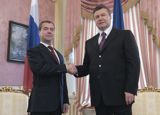 Dmitry Medvedev visits Ukraine