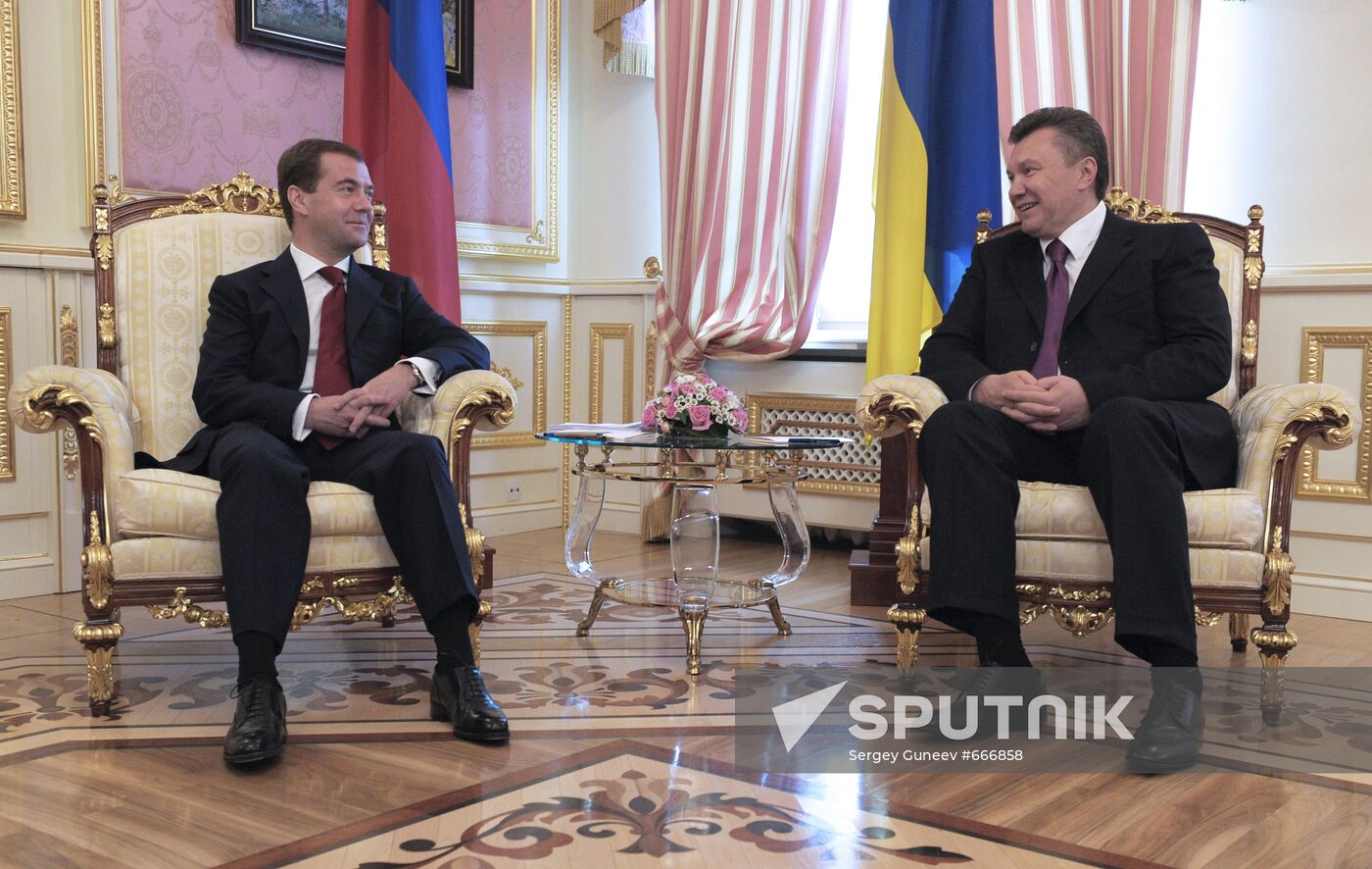 Dmitry Medvedev visits Ukraine