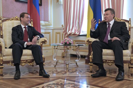 Dmitry Medvedev visits Ukraine
