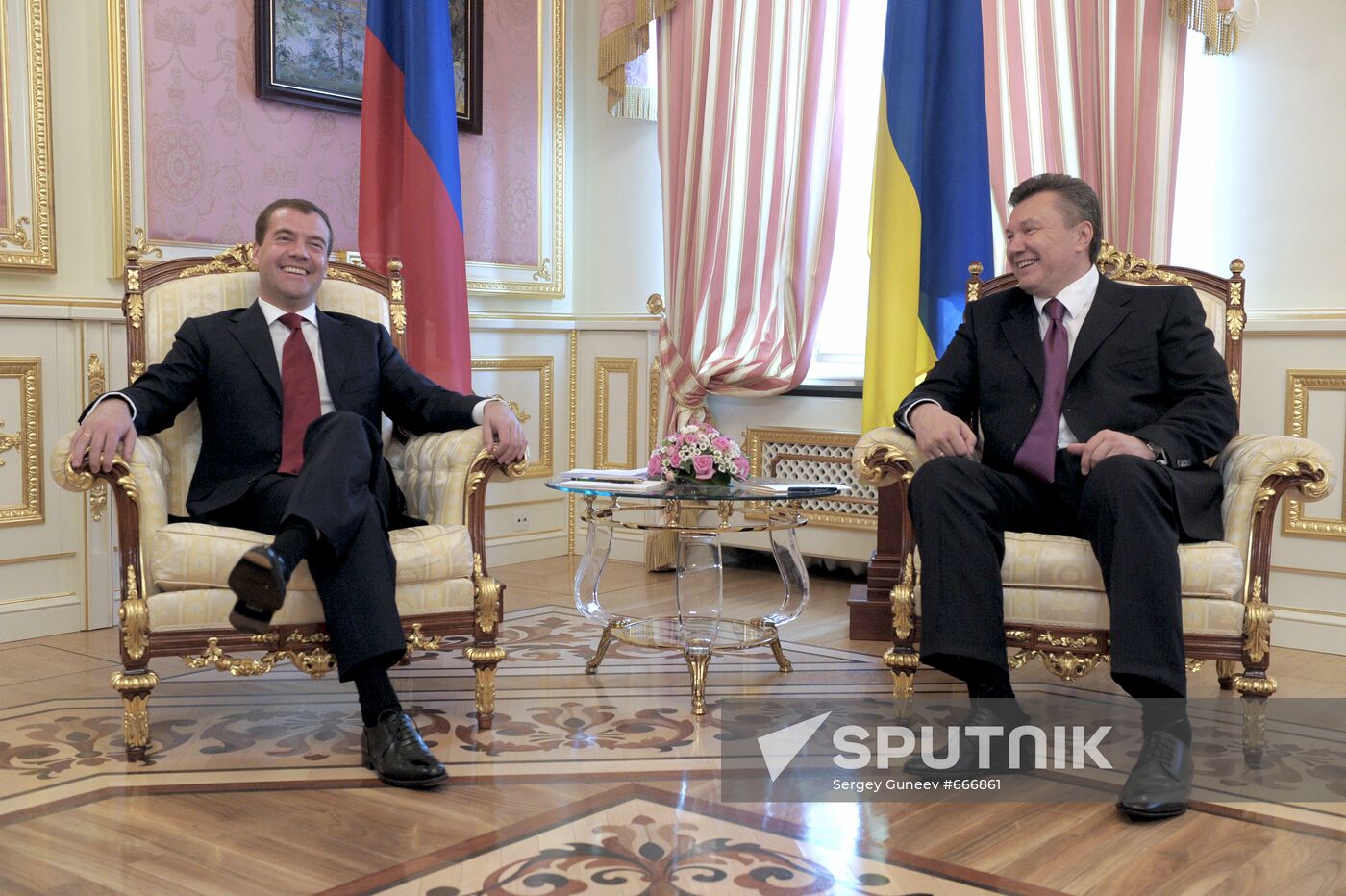 Dmitry Medvedev visits Ukraine