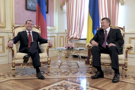 Dmitry Medvedev visits Ukraine