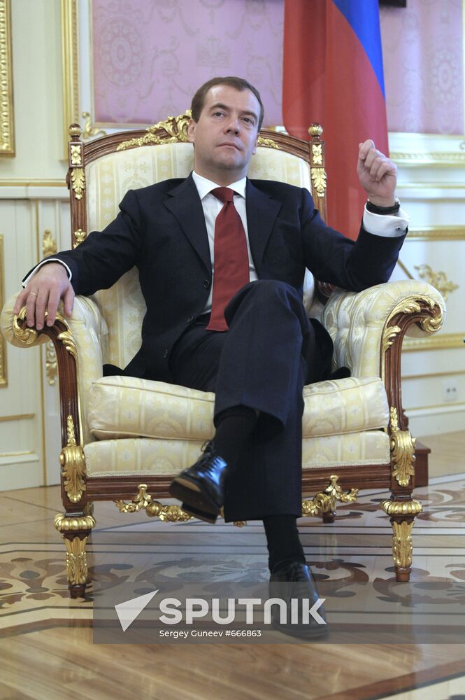 Dmitry Medvedev visits Ukraine