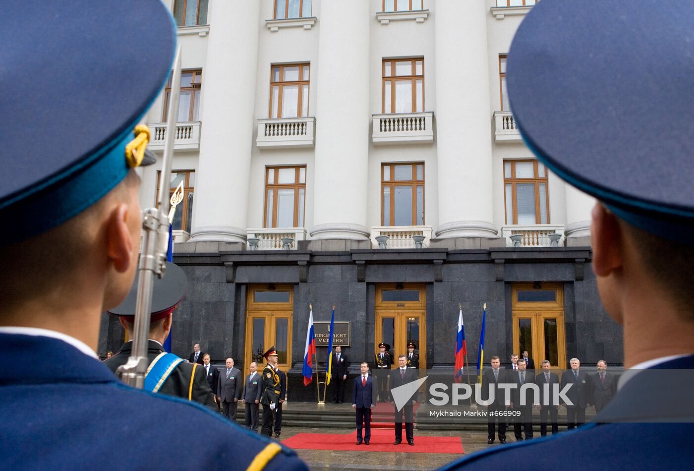 Dmitry Medvedev visits Ukraine