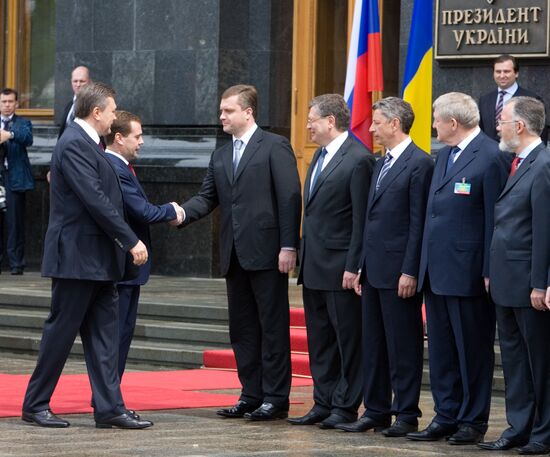 Dmitry Medvedev visits Ukraine