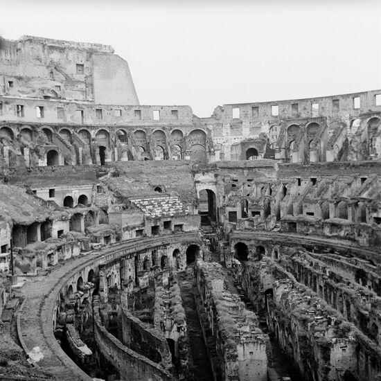 View of Roman Colosseum