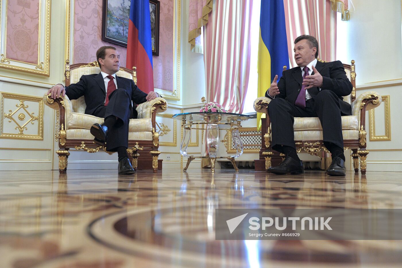 Dmitry Medvedev visits Ukraine