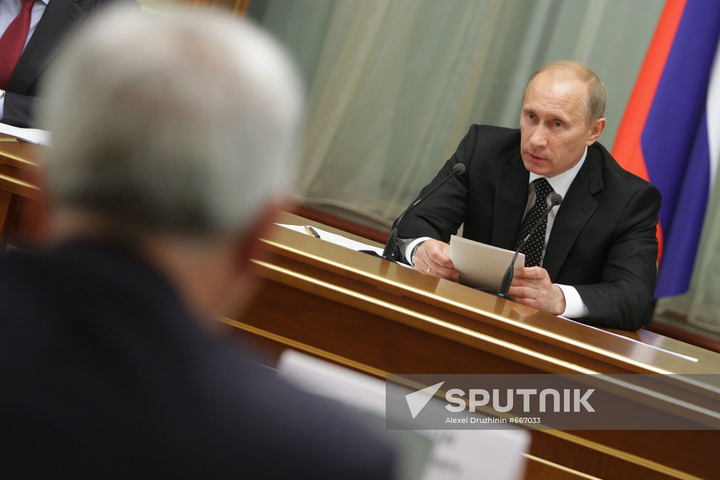 Vladimir Putin meets with heads of RSPP
