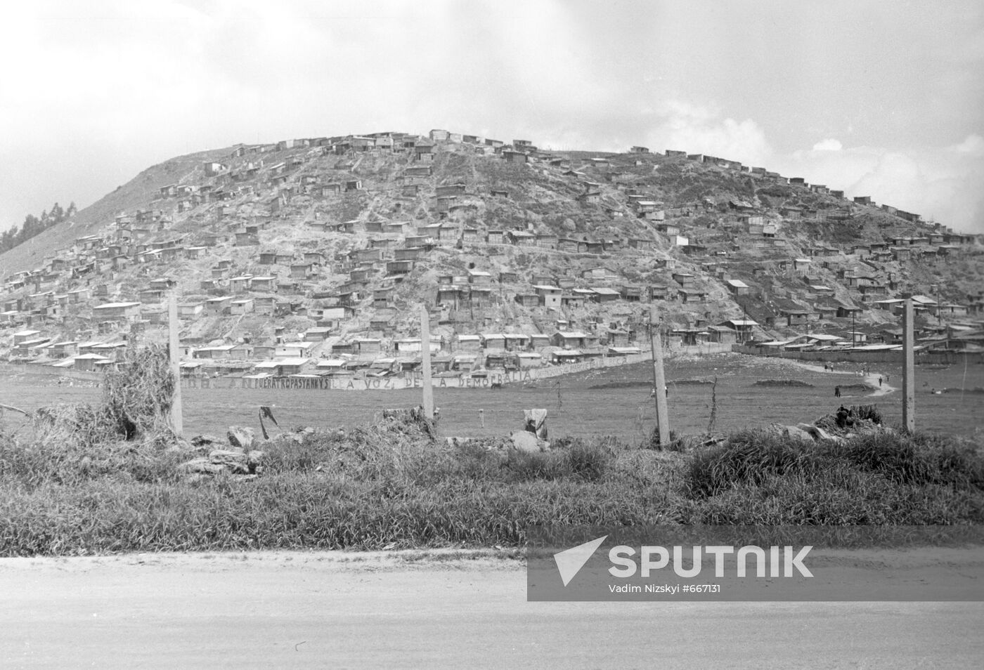 A settlement near Bogota