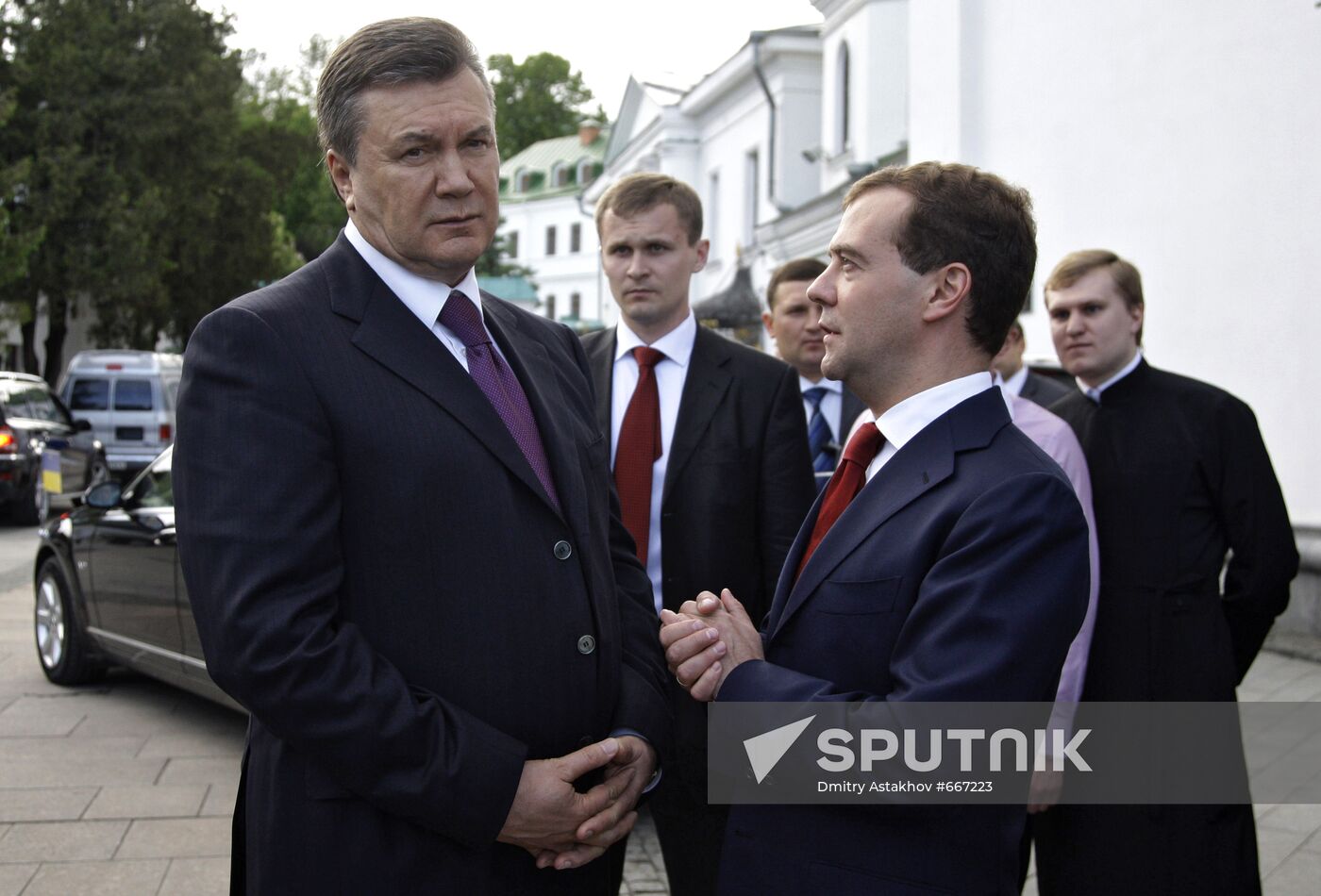 Dmitry Medvedev visits Ukraine