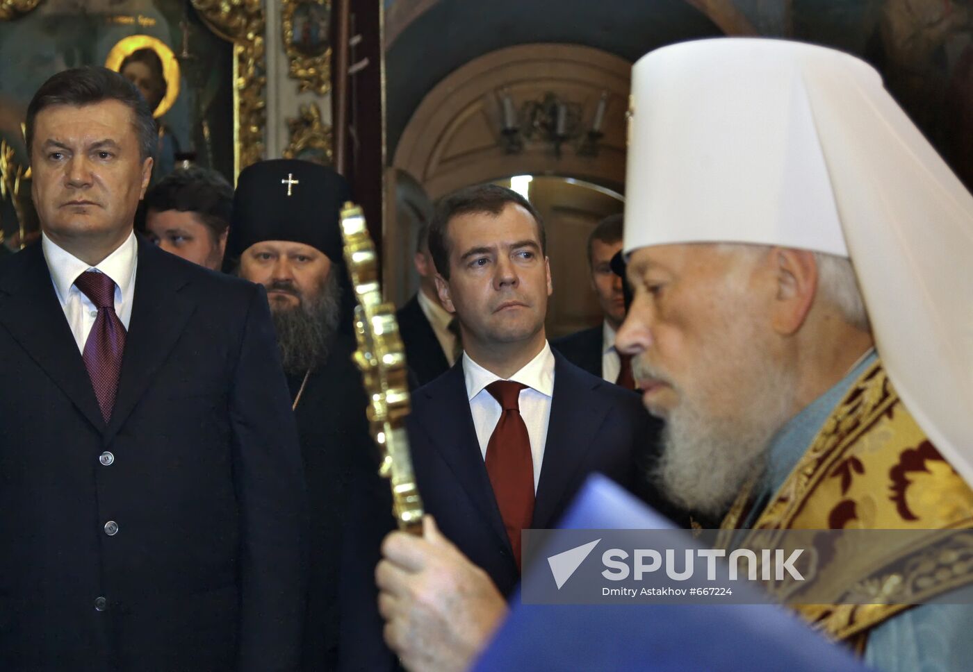 Dmitry Medvedev visits Ukraine