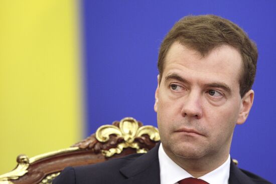 Dmitry Medvedev visits Ukraine