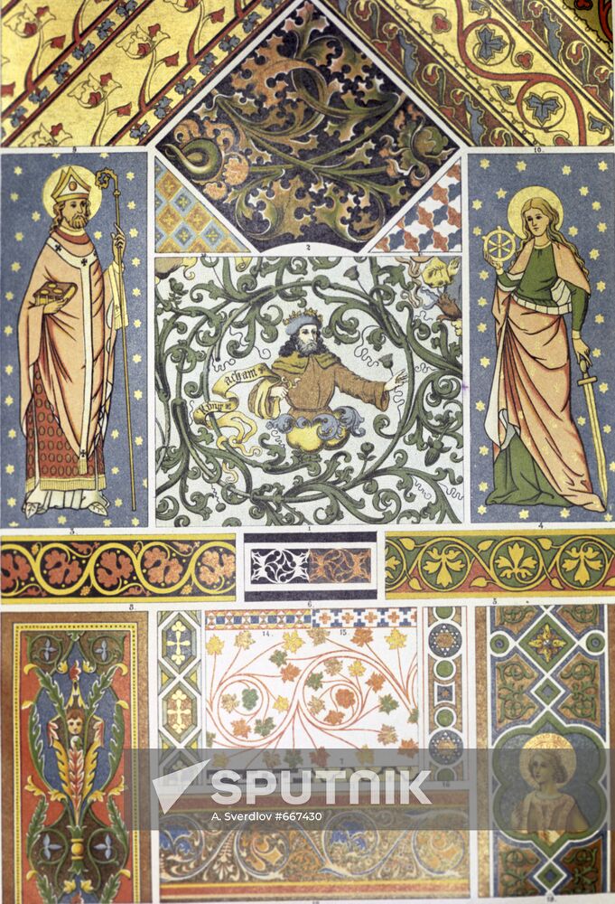 Wall and overhead painting examples