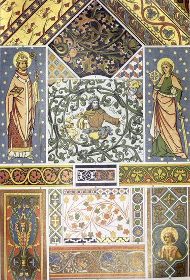 Wall and overhead painting examples