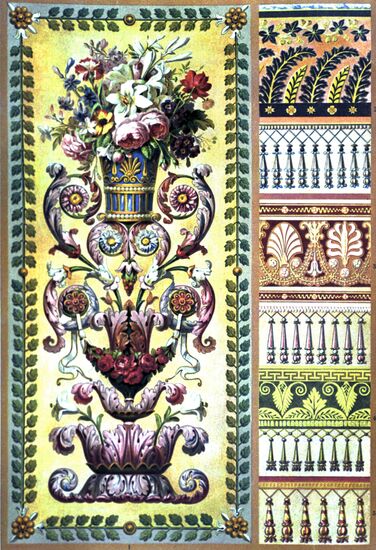 Woven, gobelin and galloon works examples