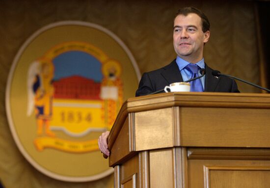 Dmitry Medvedev's official visit to Ukraine. Day two.