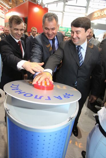 Rashid Nurgaliyev, Sergei Shoigu and Igor Levitin