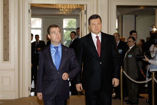 Dmitry Medvedev visits Ukraine. Day two