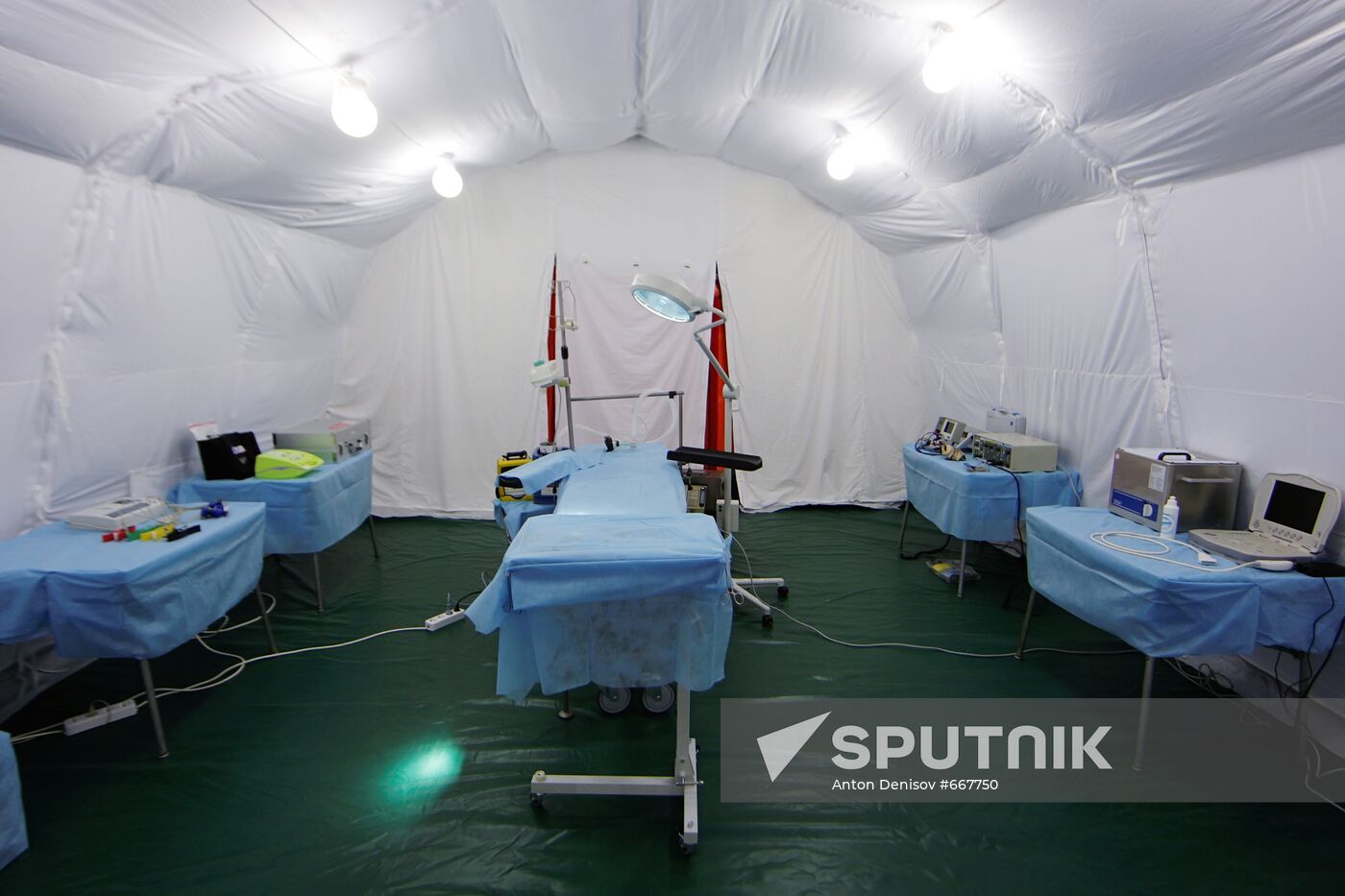 Mobile medical unit of Russian EMERCOM