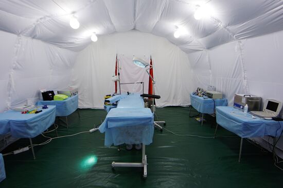 Mobile medical unit of Russian EMERCOM