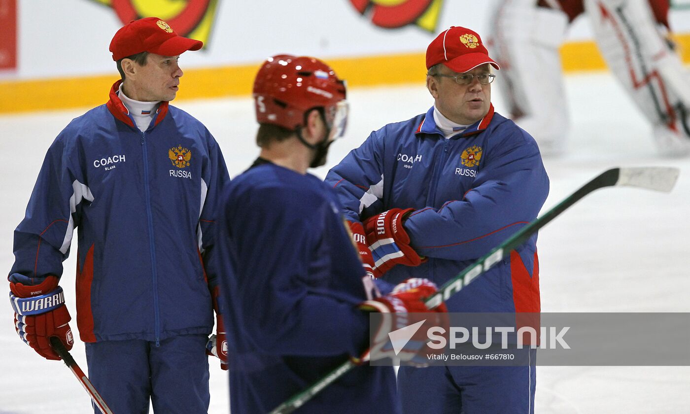 Vyacheslav Bykov and Igor Zakharkin