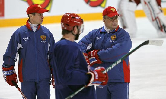 Vyacheslav Bykov and Igor Zakharkin
