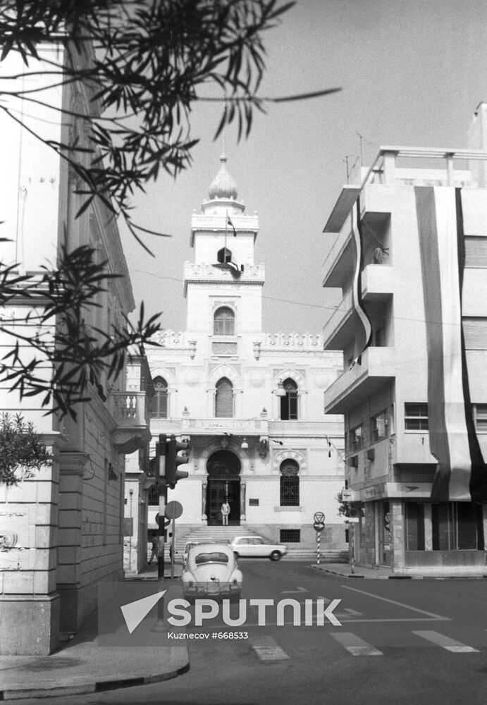 Foreign ministry building in Tripoli, Libya