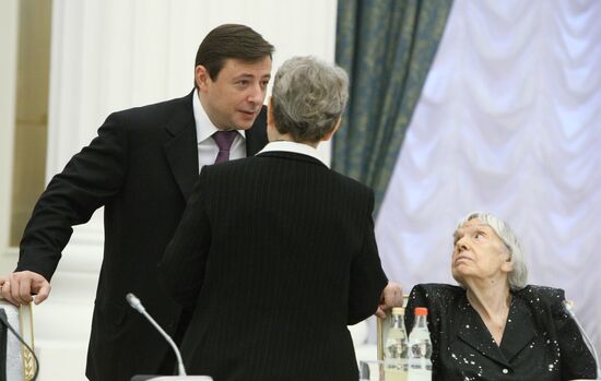 Alexander Khloponin, Lyudmila Alekseyeva, Svetlana Gannushkina