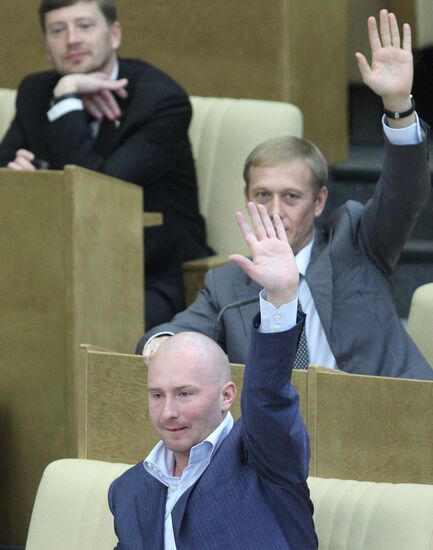 Igor Lebedev and Maxim Rokhmistrov