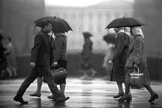 Rain on Nevsky Avenue