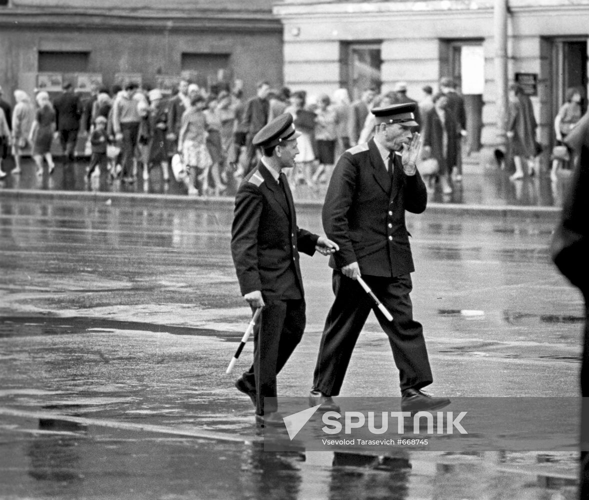 Leningrad traffic constables
