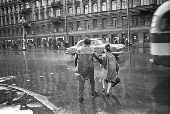 Nevsky Prospekt after rain