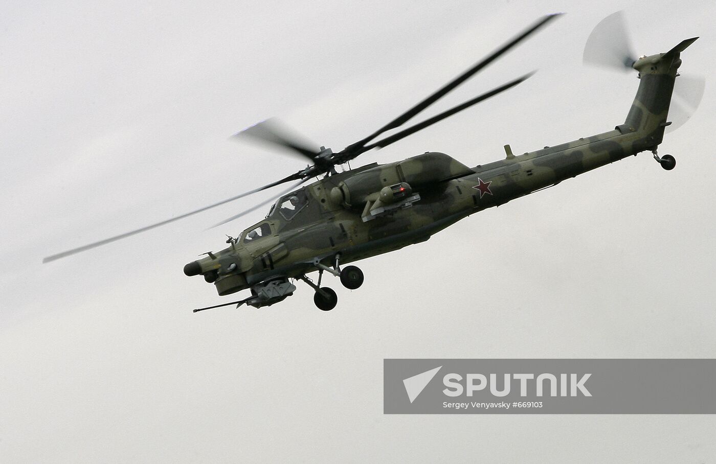 Mi-28H attack helicopter