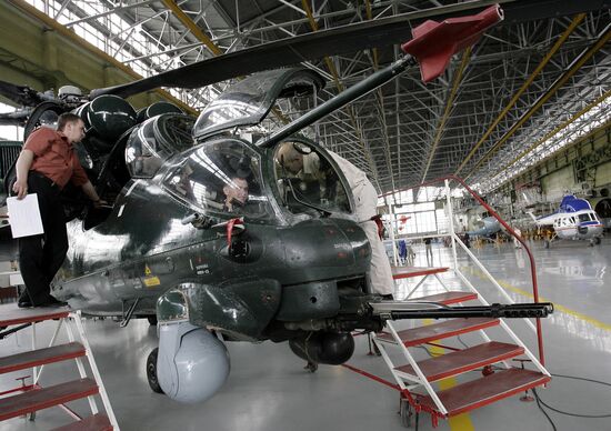 Combat-and-cargo helicopter Mi-35M