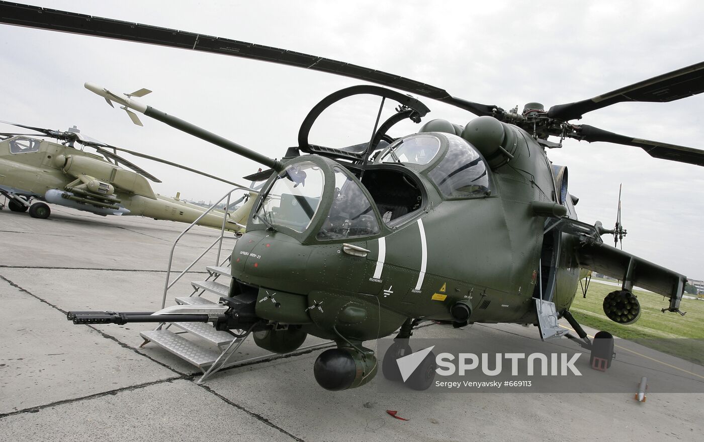 Combat-and-cargo helicopter Mi-35M