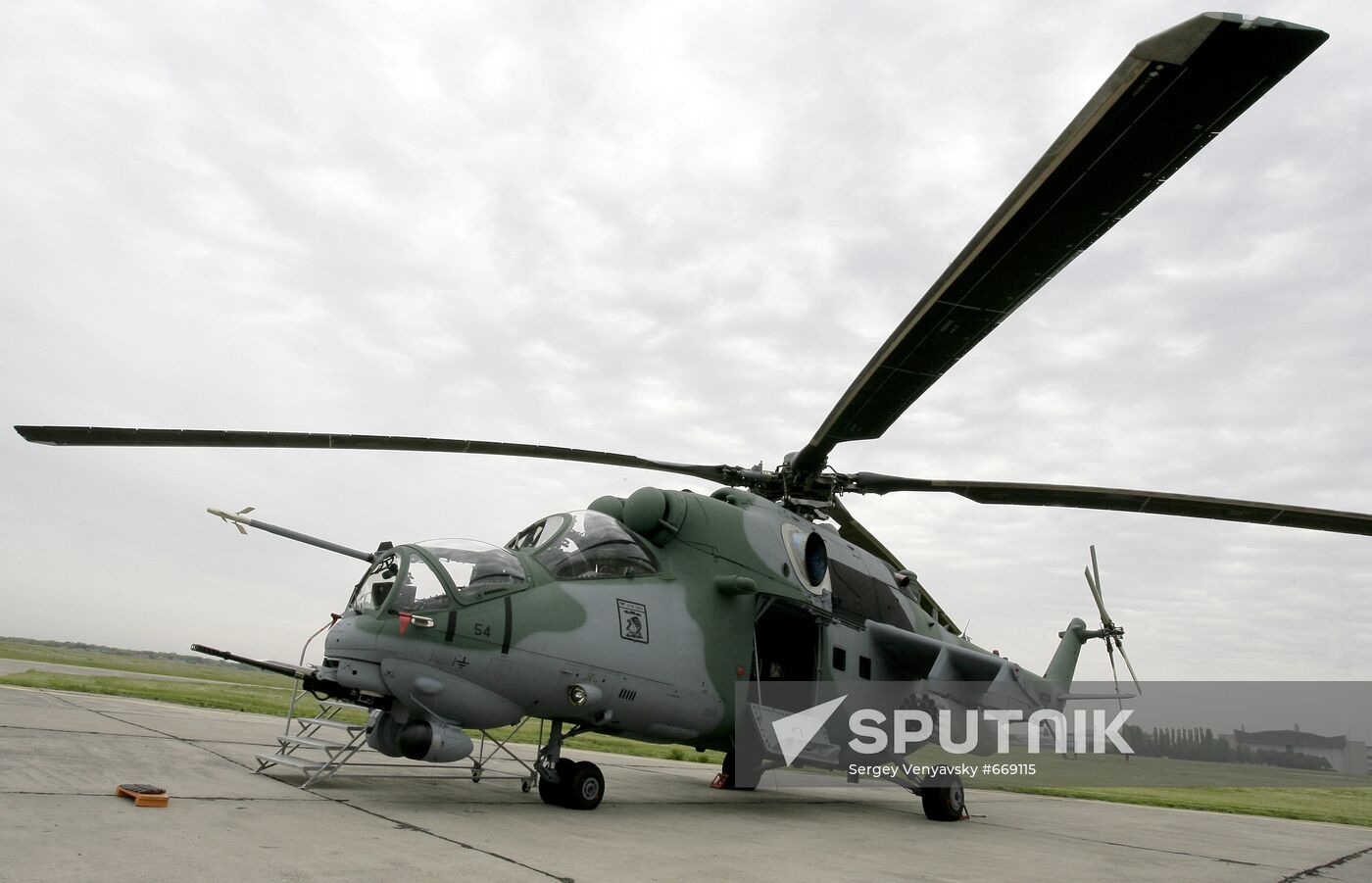 Combat helicopter Mi-24P
