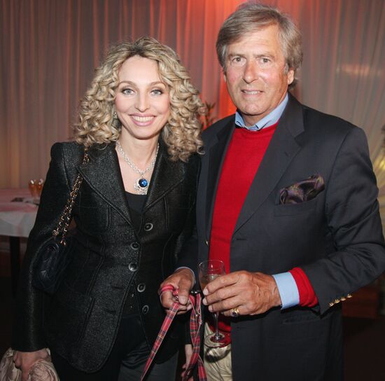 Katerina Von Gechmen-Valdek with her husband