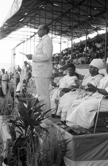 Mali Republic president Modibo Keita