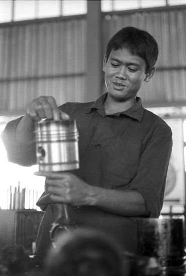 Agricultural machinery repair shop
