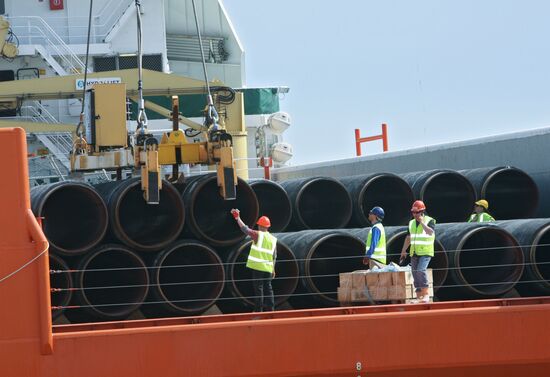 Construction of Nord Stream pipeline