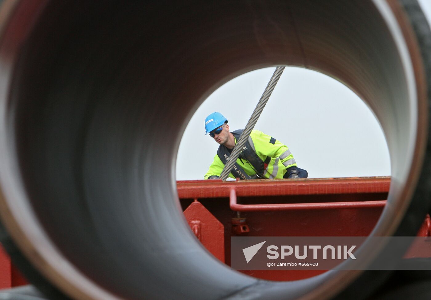 Construction of Nord Stream pipeline