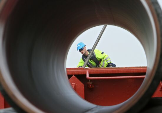 Construction of Nord Stream pipeline