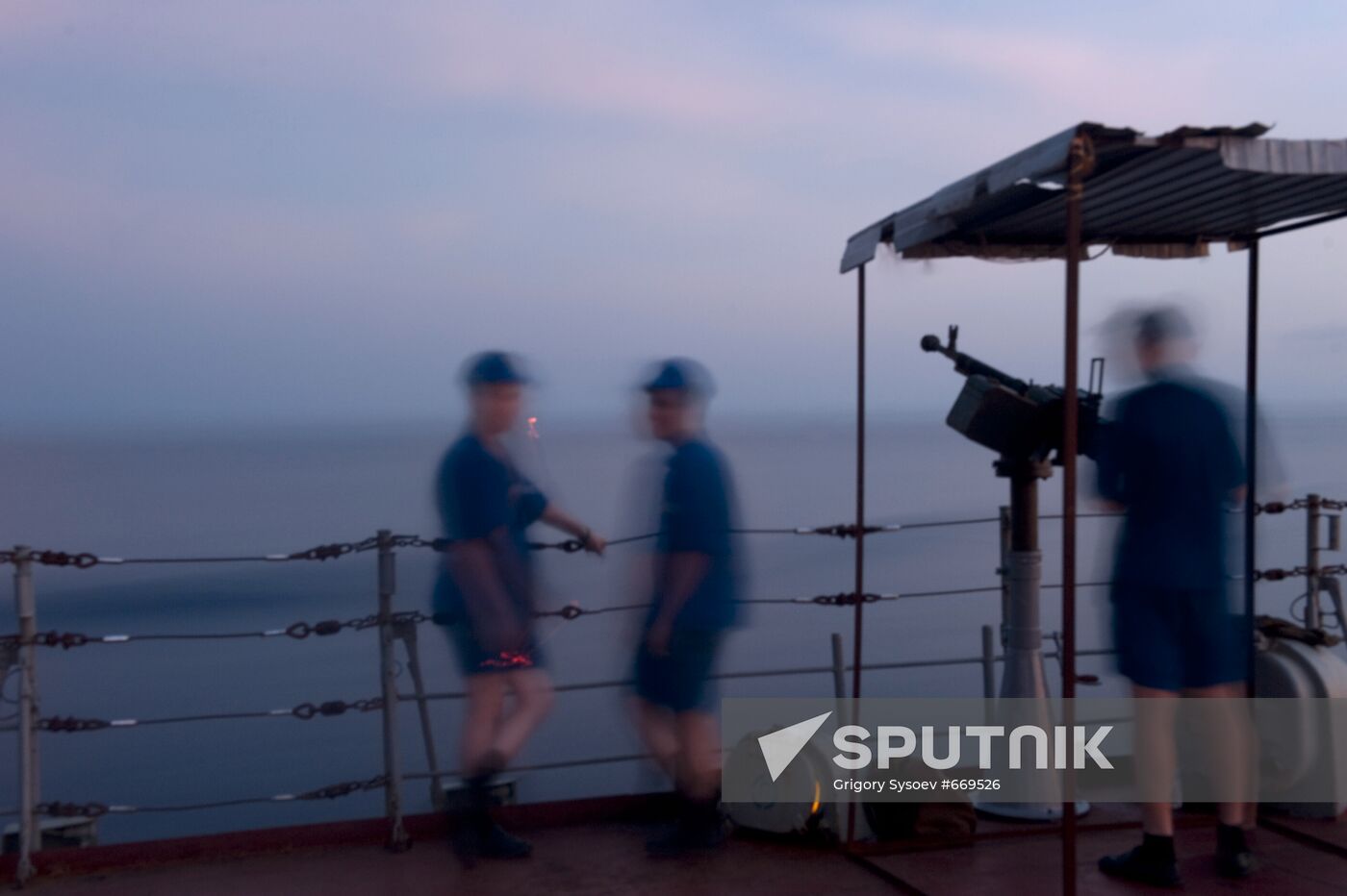 Long-distance voyage of Pyotr Veliky nuclear-powered cruiser