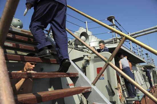 Long-distance voyage of Pyotr Veliky nuclear-powered cruiser